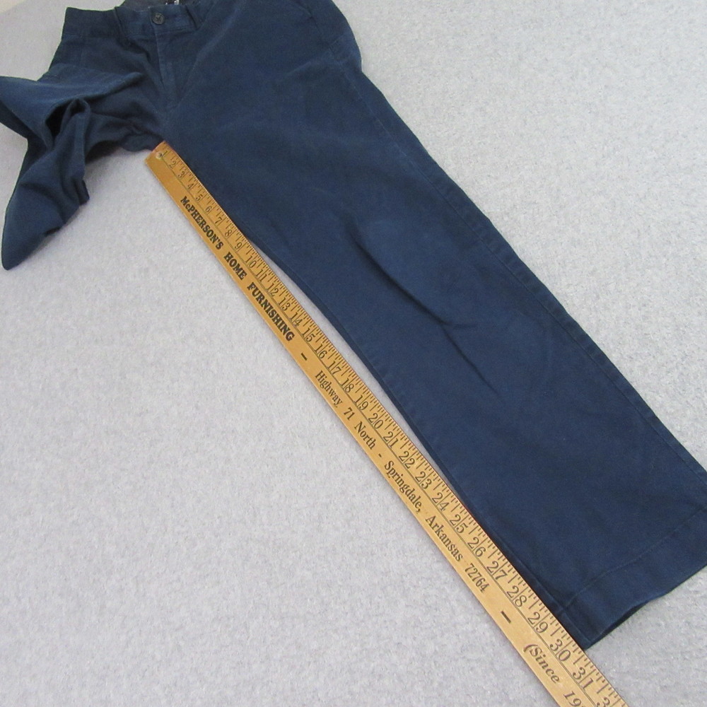 J Crew Mens Mercantile Flex Chino Pants 30 x 32 Blue Straight Leg Stretch - Picture 11 of 12